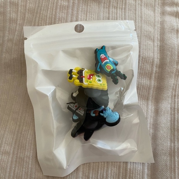 Set of Sponge Bob Shoe Charms for Shoes - Picture 2 of 4